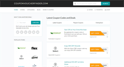 Desktop Screenshot of couponvoucherfinder.com