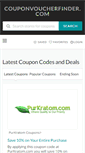Mobile Screenshot of couponvoucherfinder.com